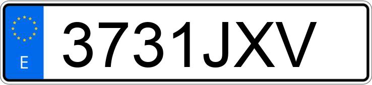 Numer rejestracyjny 3731JXV posiada FERRARI CALIFORNIA Numer rejestracyjny 3731JXV posiada FERRARI CALIFORNIA