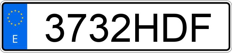 Numer rejestracyjny 3732HDF posiada TOYOTA HILUX