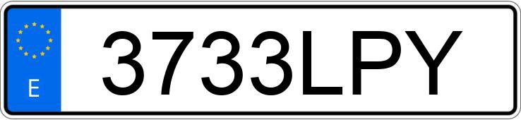 Numer rejestracyjny 3733LPY posiada KYMCO SUPER DINK Numer rejestracyjny 3733LPY posiada KYMCO SUPER DINK
