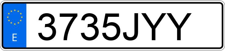 Numer rejestracyjny 3735JYY posiada HONDA CR-V