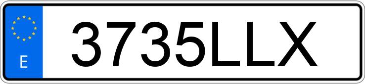 Numer rejestracyjny 3735LLX posiada MERCEDES V (638-639-447)