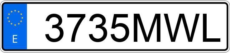 Numer rejestracyjny 3735MWL posiada KAWASAKI Z 650