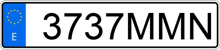 Numer rejestracyjny 3737MMN posiada SKODA FABIA