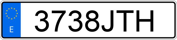 Numer rejestracyjny 3738JTH posiada CITROEN BERLINGO