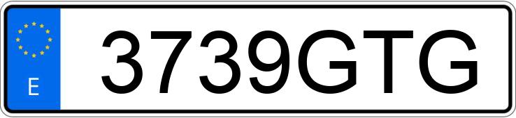 Numer rejestracyjny 3739GTG posiada VOLVO XC60