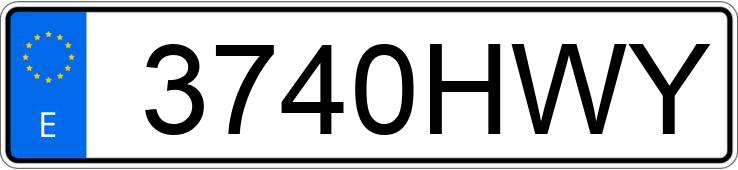 Numer rejestracyjny 3740HWY posiada IVECO CITYCLASS