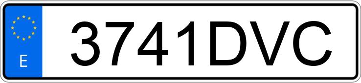 Numer rejestracyjny 3741DVC posiada MERCEDES CLK (208-209)
