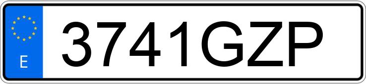 Numer rejestracyjny 3741GZP posiada BMW SERIE 3