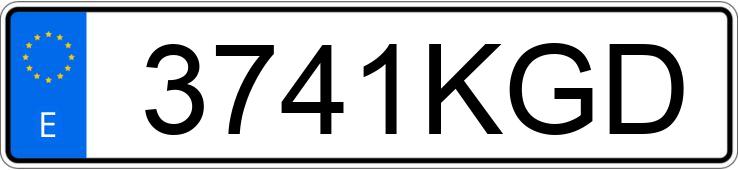 Numer rejestracyjny 3741KGD posiada RENAULT CLIO