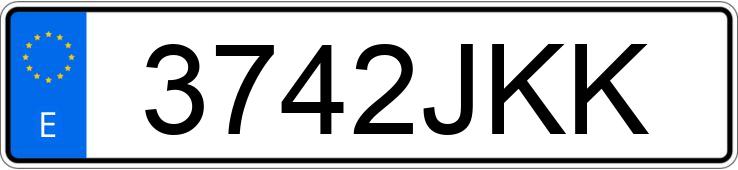 Numer rejestracyjny 3742JKK posiada SEAT LEON Numer rejestracyjny 3742JKK posiada SEAT LEON