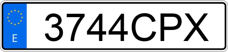 Numer rejestracyjny 3744CPX posiada FORD FOCUS Numer rejestracyjny 3744CPX posiada FORD FOCUS