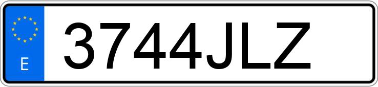 Numer rejestracyjny 3744JLZ posiada BMW SERIE 6