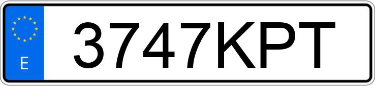 Numer rejestracyjny 3747KPT posiada SKODA KAROQ Numer rejestracyjny 3747KPT posiada SKODA KAROQ