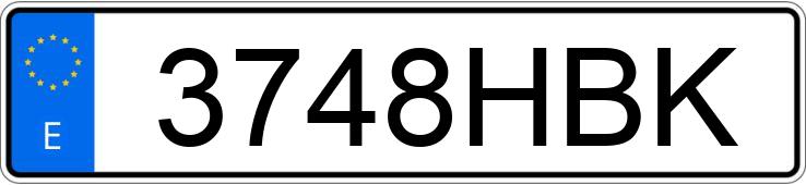 Numer rejestracyjny 3748HBK posiada CHEVROLET-GM AVEO 1.2 LS