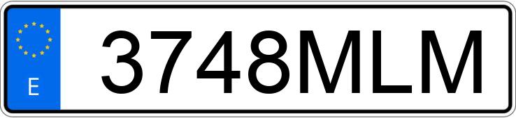 Numer rejestracyjny 3748MLM posiada RENAULT MASTER