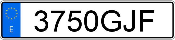 Numer rejestracyjny 3750GJF posiada CITROEN C4