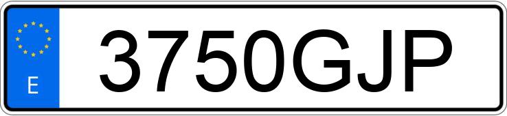 Numer rejestracyjny 3750GJP posiada HONDA S-WING 125