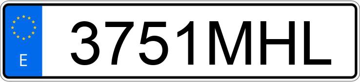 Numer rejestracyjny 3751MHL posiada MG ZS Numer rejestracyjny 3751MHL posiada MG ZS