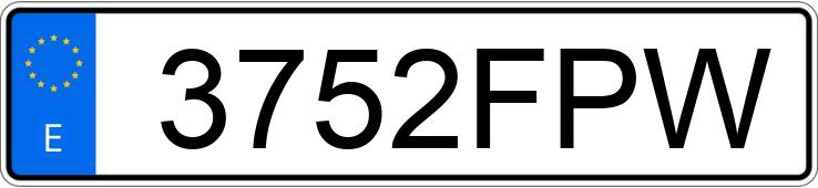 Numer rejestracyjny 3752FPW posiada FORD FOCUS Numer rejestracyjny 3752FPW posiada FORD FOCUS