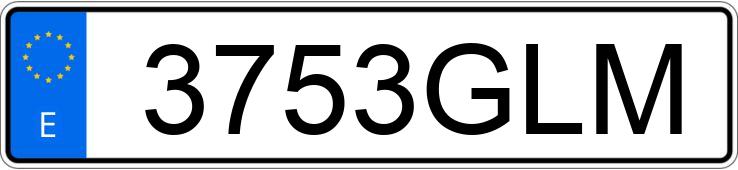 Numer rejestracyjny 3753GLM posiada BMW SERIE 3