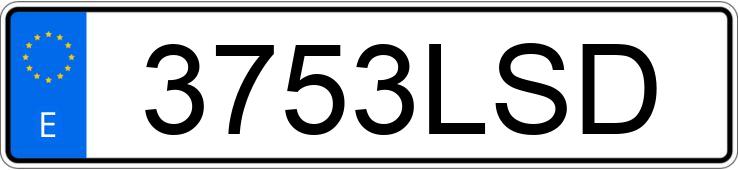 Die Registrierungsnummer 3753LSD hat CITROEN C3