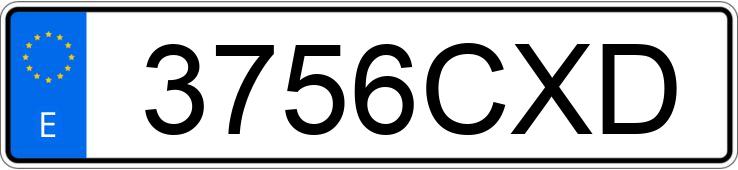 Numer rejestracyjny 3756CXD posiada SEAT TOLEDO