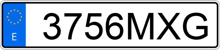 Numer rejestracyjny 3756MXG posiada CUPRA LEON