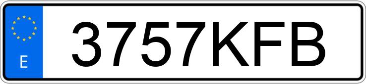 Numer rejestracyjny 3757KFB posiada NISSAN X-TRAIL