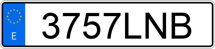 Numer rejestracyjny 3757LNB posiada CUPRA FORMENTOR