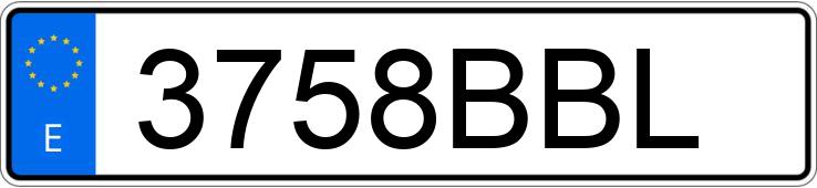 Numer rejestracyjny 3758BBL posiada AUDI TT