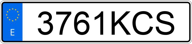 Numer rejestracyjny 3761KCS posiada BMW SERIE 6