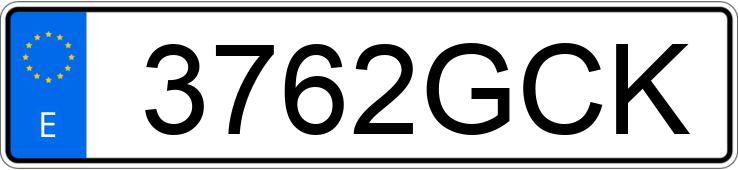Numer rejestracyjny 3762GCK posiada BMW SERIE 3