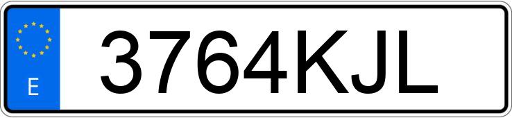 Numer rejestracyjny 3764KJL posiada NISSAN X-TRAIL