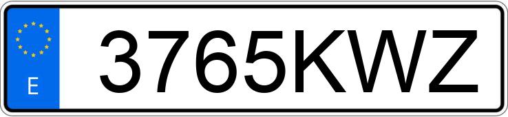 Numer rejestracyjny 3765KWZ posiada RENAULT MEGANE Numer rejestracyjny 3765KWZ posiada RENAULT MEGANE