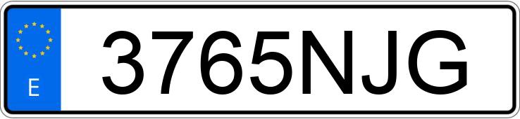 Numer rejestracyjny 3765NJG posiada SEAT ATECA