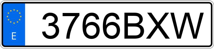 Numer rejestracyjny 3766BXW posiada OPEL ASTRA