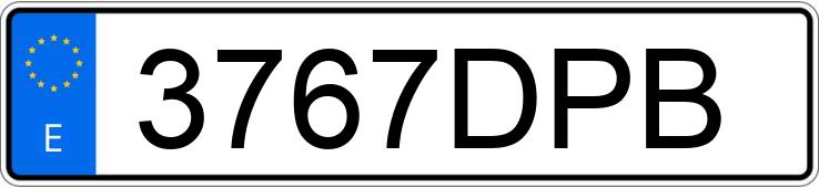 Numer rejestracyjny 3767DPB posiada BMW SERIE 3 Numer rejestracyjny 3767DPB posiada BMW SERIE 3