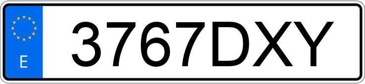 Numer rejestracyjny 3767DXY posiada VOLKSWAGEN GOLF Numer rejestracyjny 3767DXY posiada VOLKSWAGEN GOLF