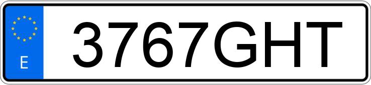 Il numero di registrazione 3767GHT ha CITROEN C3 Il numero di registrazione 3767GHT ha CITROEN C3
