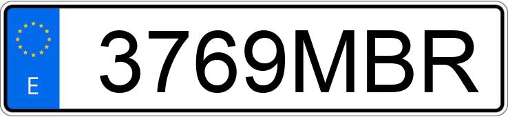 Numer rejestracyjny 3769MBR posiada RENAULT MEGANE SPORT TOURER