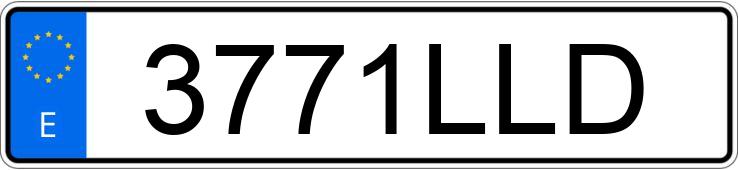 Il numero di registrazione 3771LLD ha PEUGEOT 208