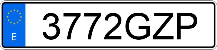 Numer rejestracyjny 3772GZP posiada TOYOTA YARIS Numer rejestracyjny 3772GZP posiada TOYOTA YARIS