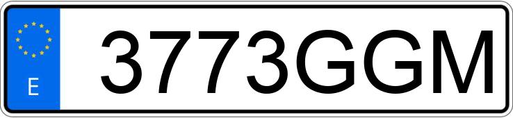 Numer rejestracyjny 3773GGM posiada VOLKSWAGEN GOLF Numer rejestracyjny 3773GGM posiada VOLKSWAGEN GOLF