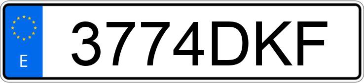 Numer rejestracyjny 3774DKF posiada MERCEDES M (163-164)