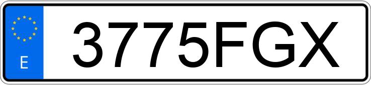 Numer rejestracyjny 3775FGX posiada NISSAN NAVARA