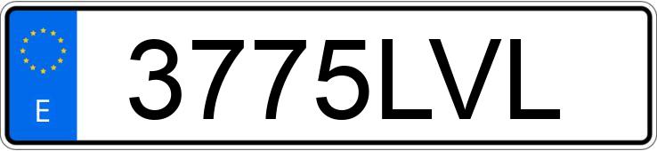 Numer rejestracyjny 3775LVL posiada SEAT ARONA