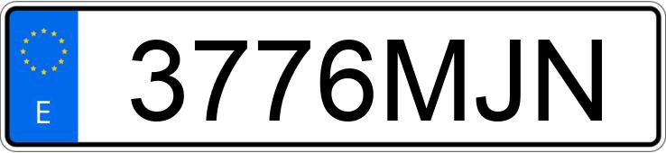 Numer rejestracyjny 3776MJN posiada LYNK & CO 01