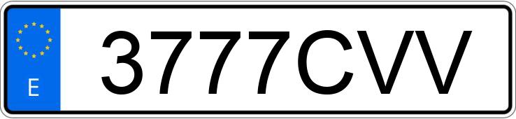 Numer rejestracyjny 3777CVV posiada SEAT LEON