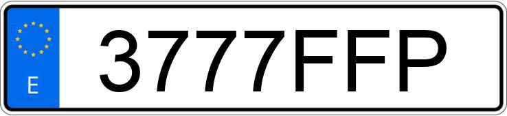 Numer rejestracyjny 3777FFP posiada SEAT LEON
