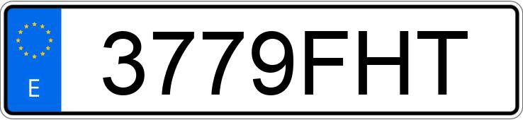 Numer rejestracyjny 3779FHT posiada SEAT LEON